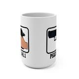 Teach my finger to fight - mug