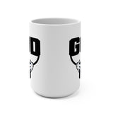 God has His hands on you - mug