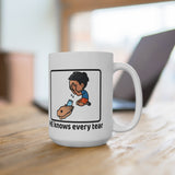 He knows every tear - mug