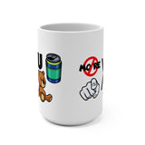 No more on you - mug