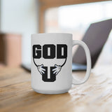 God has His hands on you - mug