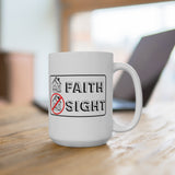 Live by faith - mug