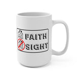 Live by faith - mug