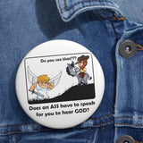 Talking donkey - pin button