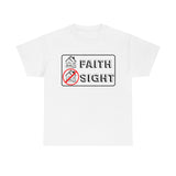 Live by faith - cotton tee