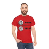 Above and not below - cotton tee