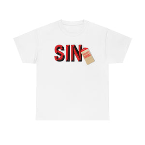 Cost of sin - cotton tee