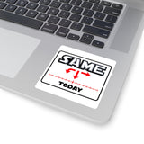 Same today - sticker