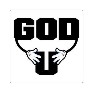 God has His hands on you - sticker