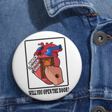 Knocking on the door - pin button