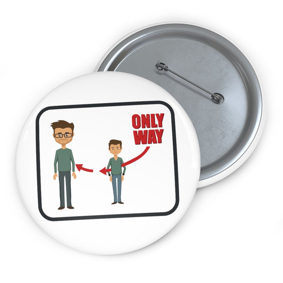 The only way - pin button