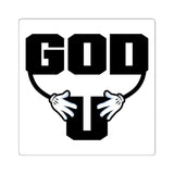 God has His hands on you - sticker