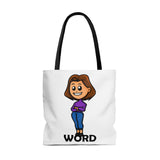 Standing on the word (F) - tote bag