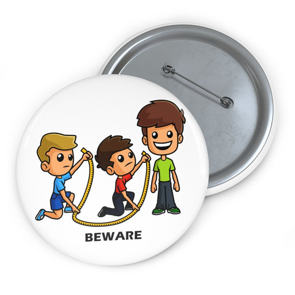 Beware how you measure (M) - pin button