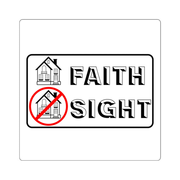 Live by faith - sticker