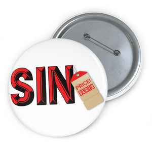 Cost of sin - pin button