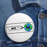 HE is greater in you - pin button