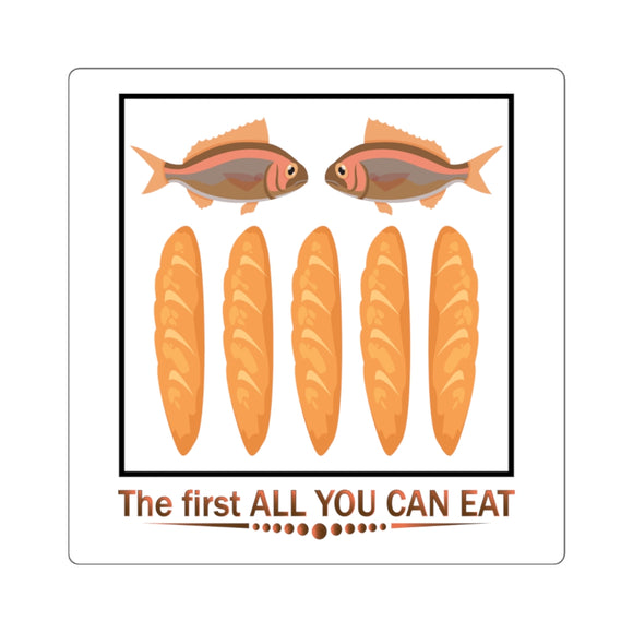 The first all you can eat - sticker