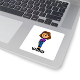 Standing on the word (F) - sticker