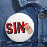 Cost of sin - pin button