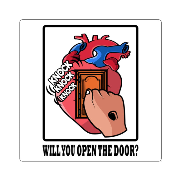 Knocking on the door - sticker