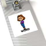 Standing on the word (F) - sticker