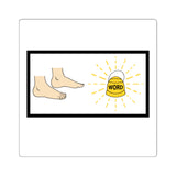 Light unto my feet - sticker