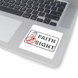 Live by faith - sticker