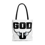 God has His hands on you - tote bag