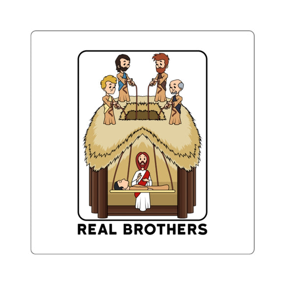 Real brothers - sticker