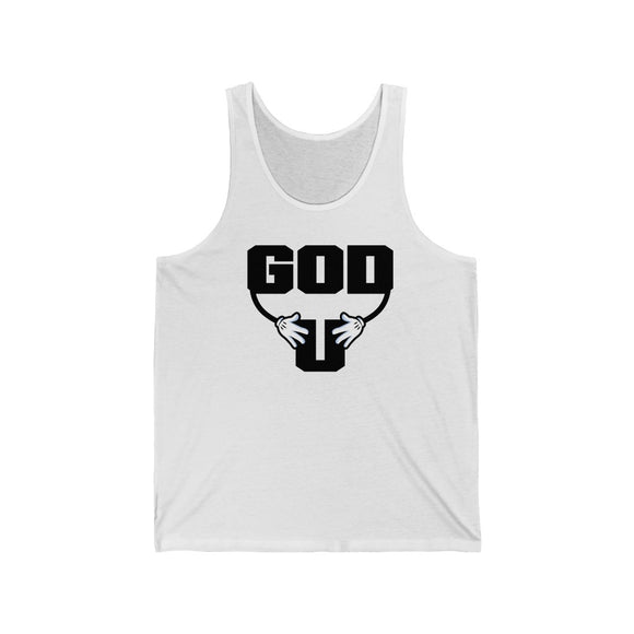 God has His hands on you - tank top