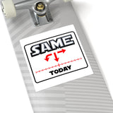 Same today - sticker