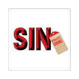 Cost of sin - sticker