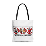 What He has for you - tote bag